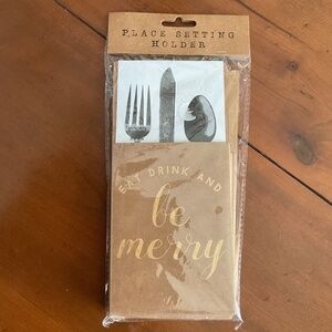 Silverware holders for decorative table settings